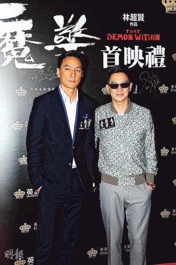 張家輝與吳彥祖希望將來再合作是拍動作喜劇。（攝影/記者：陳釗）