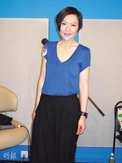 田蕊妮表示音樂會請來蘇永康任嘉賓。（攝影/記者﹕孫慧莊）