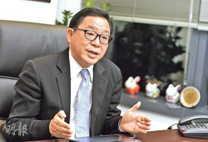 經民聯副主席林健鋒指出,商界也樂見香港有普選,但認為提名委員會的產生辦法不宜大變,否則會在各界別引起爭拗 。(李澤彤攝) 經民聯副主席林健鋒指出,商界也樂見香港有普選,但認為提名委員會的產生辦法不宜大變,否則會在各界別引起爭拗 。(李澤彤攝)