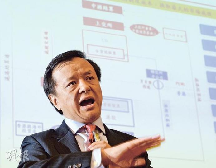 滬港通即使如期在10月推行，亦會有重重限制，港交所行政總裁李小加（圖）指出，措施是屬於長期的，初期有較多限制，亦意味日後發展空間愈大。（劉焌陶攝）