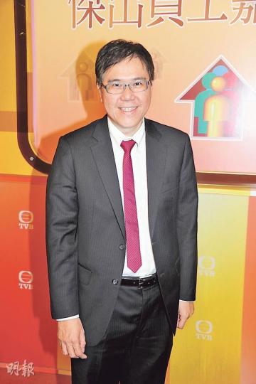 鄭善強表示有廣告客戶覺得《西遊記》收視有上升空間。（攝影/記者：陳釗）