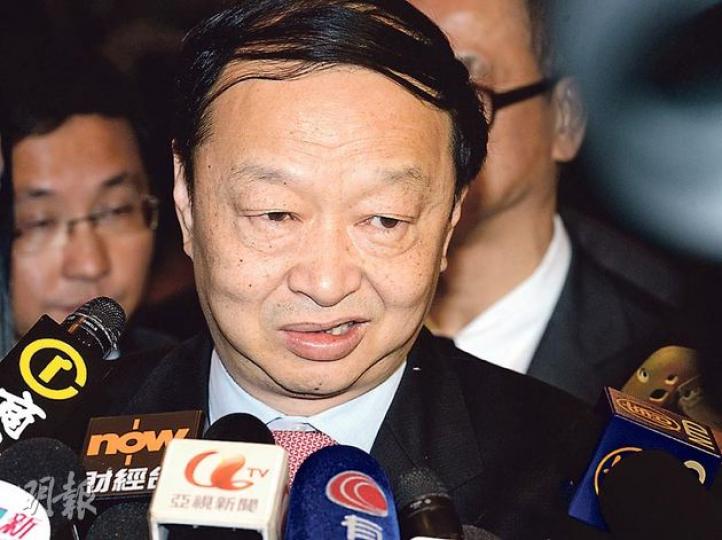 中信集團兼中信泰富董事長常振明昨表示，收購已走過超過一半的路，但仍需待下月3日股東特別大會上投票通過。（劉焌陶攝）