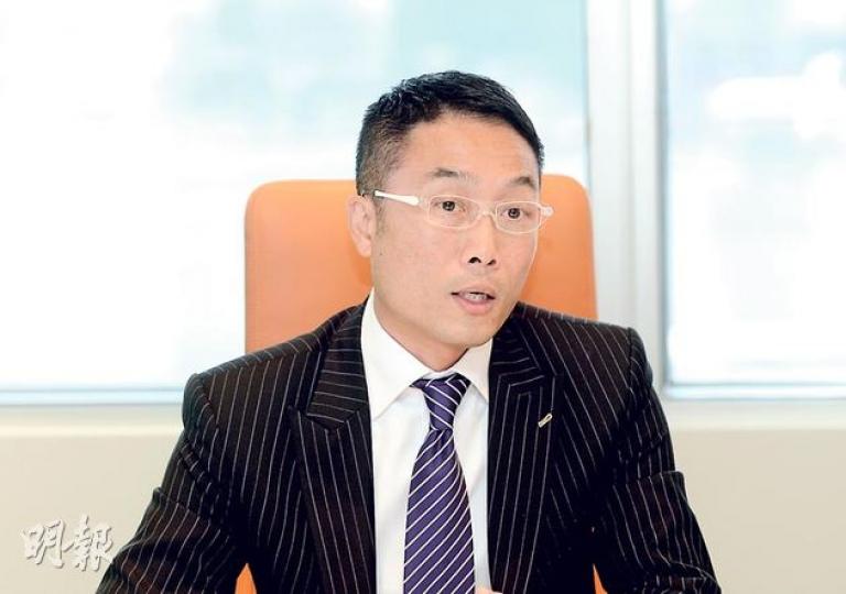 邦魏理仕研究部主管陳錦平表示,以公司數量計算,現時中資佔用中區主要甲廈的比例約21%,較2008年的13%,比例大幅上升。(陳淑安攝)(明報製圖) 邦魏理仕研究部主管陳錦平表示,以公司數量計算,現時中資佔用中區主要甲廈的比例約21%,較2008年的13%,比例大幅上升。(陳淑安攝)(明報製圖)