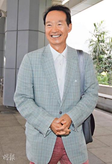 張永霖昨第二度現身高院旁聽案件，對上一次為審訊第二天，即上月9日。（李紹昌攝）
