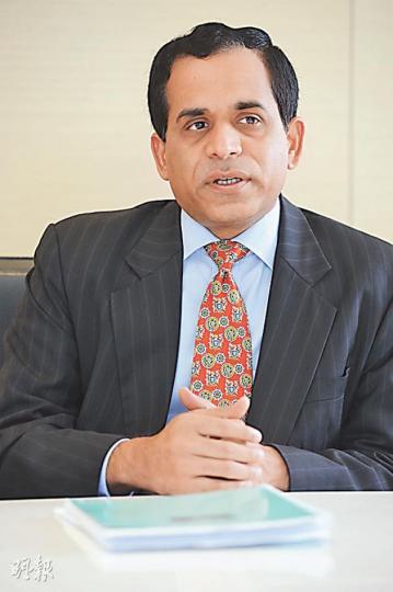 景順Shekhar Sambhshivan(圖)表示,印度的增長滯脹可望結束,預期下個財政年度的GDP增長可達5.5%。(胡景禧攝) 景順Shekhar Sambhshivan(圖)表示,印度的增長滯脹可望結束,預期下個財政年度的GDP增長可達5.5%。(胡景禧攝)