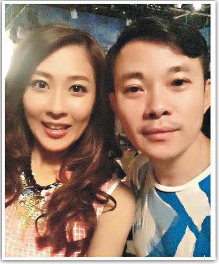 陳敏之演出多部無綫已婚監製文偉鴻的劇集,被網民亂爆兩人有私情。(微博圖片) 陳敏之演出多部無綫已婚監製文偉鴻的劇集,被網民亂爆兩人有私情。(微博圖片)