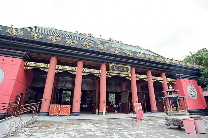 有沙田居民日前入稟高院,聲稱政府只是代沙田的「九約大眾」持有車公廟業權。(胡景禧攝) 有沙田居民日前入稟高院,聲稱政府只是代沙田的「九約大眾」持有車公廟業權。(胡景禧攝)