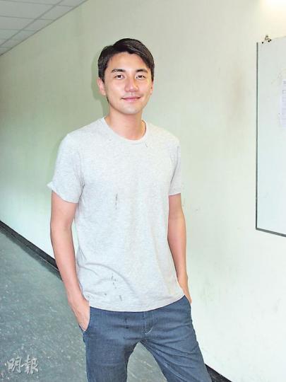 洪永城於新劇跟好戲之人合作，讓他可以提升演技。（攝影/記者：鍾一虹）