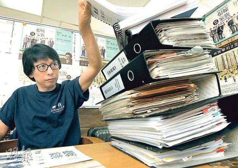 劇團「非常林奕華」每年有3個月要撰寫為大量籌備演出或申請資助的計劃書。藝術總監林奕華(圖)今年毅然自資及籌集200萬元,未來兩周將在文化中心重演兩套沒明星演員助陣的戲劇,盼衝破受資助影響場地分配及入場人數等制肘。(李紹昌攝) 劇團「非常林奕華」每年有3個月要撰寫為大量籌備演出或申請資助的計劃書。藝術總監林奕華(圖)今年毅然自資及籌集200萬元,未來兩周將在文化中心重演兩套沒明星演員助陣的戲劇,盼衝破受資助影響場地分配及入場人數等制肘。(李紹昌攝)