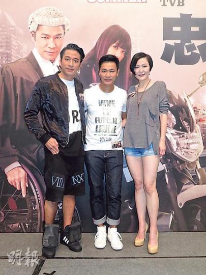 吳卓羲、郭晉安及田蕊妮昨日現身活動為劇集《忠奸人》宣傳。(攝影/記者﹕楊安莉) 吳卓羲、郭晉安及田蕊妮昨日現身活動為劇集《忠奸人》宣傳。(攝影/記者﹕楊安莉)