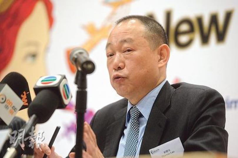 利福首席執行官劉鑾鴻表示,對香港下半年零售情况不會太悲觀,預期崇光百貨至少能跑贏大市兼可錄得單位數銷售增長。(黃志東攝) 利福首席執行官劉鑾鴻表示,對香港下半年零售情况不會太悲觀,預期崇光百貨至少能跑贏大市兼可錄得單位數銷售增長。(黃志東攝)