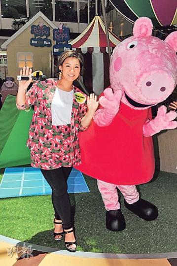 與Peppa Pig一樣可愛的欣宜不心急做媽咪。(攝影:梁迺楠) 與Peppa Pig一樣可愛的欣宜不心急做媽咪。(攝影:梁迺楠)