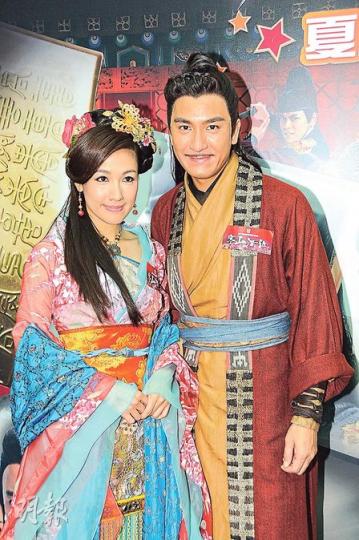 李詩韻（左）覓得另一半，馬國明（右）戥她開心。（攝影/記者：梁榮達）