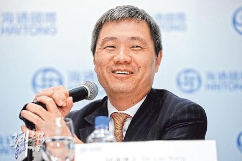 海通國際副主席兼行政總裁林涌(圖)昨天在業績會上表示,考慮在第二個海外市場建立據點。(胡景禧攝) 海通國際副主席兼行政總裁林涌(圖)昨天在業績會上表示,考慮在第二個海外市場建立據點。(胡景禧攝)