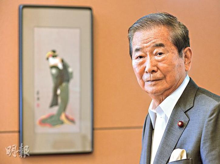 石原慎太郎向來是極具爭議的日本右翼急先鋒,屢屢發表激烈言論。(余俊亮攝) 石原慎太郎向來是極具爭議的日本右翼急先鋒,屢屢發表激烈言論。(余俊亮攝)