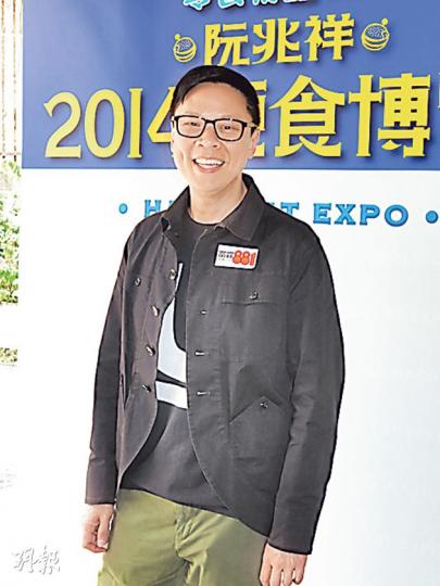 陳志雲解釋扮青蜂俠因香港近日充斥鬱氣,希望大家可以輕鬆下。(攝影/記者﹕楊安莉) 陳志雲解釋扮青蜂俠因香港近日充斥鬱氣,希望大家可以輕鬆下。(攝影/記者﹕楊安莉)