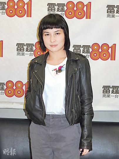 何超儀沒留意吳啓華離婚一事，不過說會開派對安慰一下他。（攝影/記者：楊安莉）