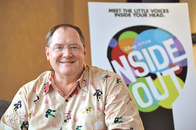 John Lasseter(圖)19年前憑執導《反斗奇兵》揚名,至今「坐正」華特迪士尼及彼思(Pixar)動畫製作室創作總裁,最強調動畫師要有創意,敢於「say no」,笑言若事事遵循「波士」指令,只會製作出最糟糕的動畫。(鄧宗弘攝) John Lasseter(圖)19年前憑執導《反斗奇兵》揚名,至今「坐正」華特迪士尼及彼思(Pixar)動畫製作室創作總裁,最強調動畫師要有創意,敢於「say no」,笑言若事事遵循「波士」指令,只會製作出最糟糕的動畫。(鄧宗弘攝)
