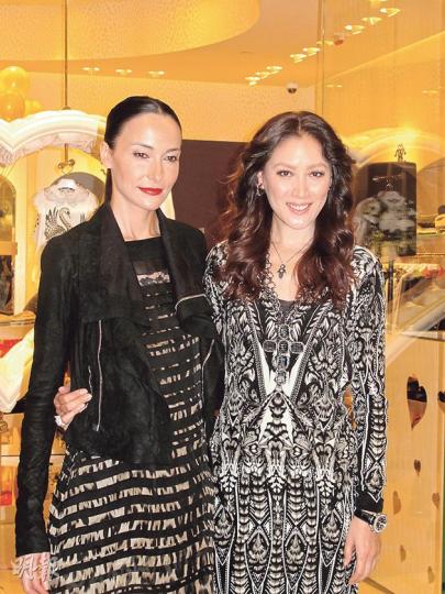 Lisa S.(左)與琦琦打扮靚靚出席Roberto Cavalli Junior開幕活動。(攝影/記者:柯美) Lisa S.(左)與琦琦打扮靚靚出席Roberto Cavalli Junior開幕活動。(攝影/記者:柯美)
