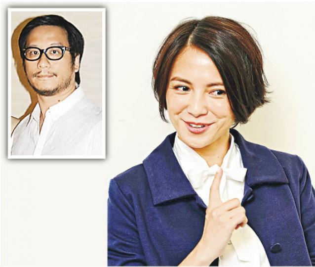 彭順(小圖)搭上小三Liddy導致婚姻亮起紅燈,李心潔沒有回答有沒有嬲丈夫。(攝影:鍾偉茵) 彭順(小圖)搭上小三Liddy導致婚姻亮起紅燈,李心潔沒有回答有沒有嬲丈夫。(攝影:鍾偉茵)