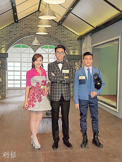 蔣家旻(左起)、陸浩明及衛志豪為主持節目《尋謎博物館》谷宣傳。(攝影/記者﹕楊安莉) 蔣家旻(左起)、陸浩明及衛志豪為主持節目《尋謎博物館》谷宣傳。(攝影/記者﹕楊安莉)