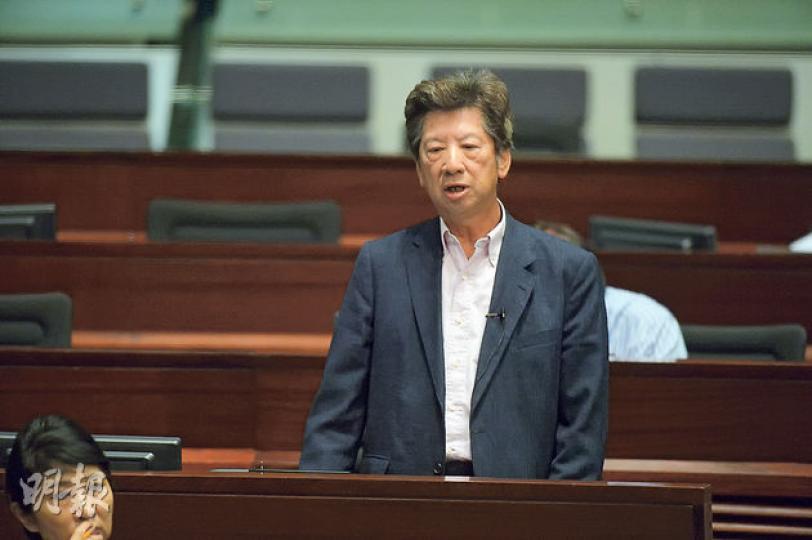 湯家驊指出,相信真普選落實遙遙無期,認為最大原因是中央與民主派缺乏互信,中央及泛民同樣無嘗試彌補關係。(鄧宗弘攝) 湯家驊指出,相信真普選落實遙遙無期,認為最大原因是中央與民主派缺乏互信,中央及泛民同樣無嘗試彌補關係。(鄧宗弘攝)
