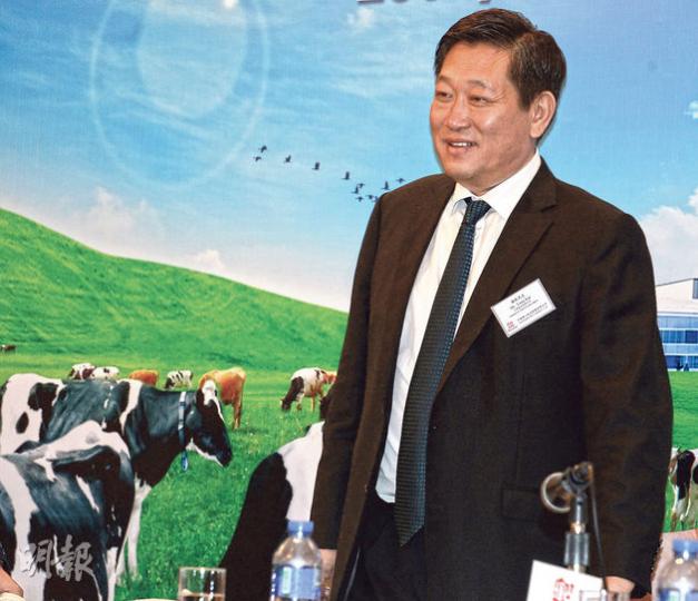 輝山乳業預計12月在江蘇開工建設乳製品工廠。圖為行政總裁楊凱。(劉焌陶攝) 輝山乳業預計12月在江蘇開工建設乳製品工廠。圖為行政總裁楊凱。(劉焌陶攝)