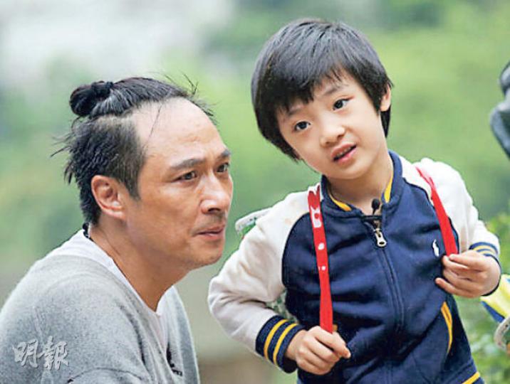 網上流傳吳鎮宇兒子Feynman的惡搞照片,鎮宇獲悉後報公安求助。(微博圖片) 網上流傳吳鎮宇兒子Feynman的惡搞照片,鎮宇獲悉後報公安求助。(微博圖片)