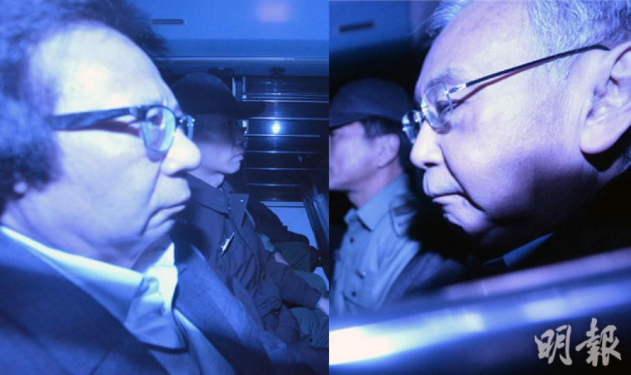 新地二代掌舵人郭炳江(左)曾與前政務司長許仕仁(右)成為深交,郭早前卻供稱與許不再是朋友。二人昨同被裁定罪成,或有可能於收押所重遇。(盧翊銘癑H宗弘攝) 新地二代掌舵人郭炳江(左)曾與前政務司長許仕仁(右)成為深交,郭早前卻供稱與許不再是朋友。二人昨同被裁定罪成,或有可能於收押所重遇。(盧翊銘癑H宗弘攝)