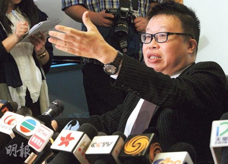 素有「清盤王」之稱的德勤中國華南區主管合伙人黎嘉恩表示，要解決亞視現有問題並不容易，最希望各方股東理性商討，若發展到最壞情况——清盤，不但股東會「什麼都拿不到」，對亞視、員工及政府而言，都會構成「所有人都輸的局面」。（林俊源攝）