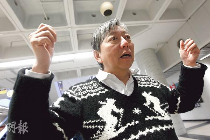 「雨傘被捕者同盟」昨舉行「被警方抄下個人資料者信息分享會」，工黨李卓人希望同盟可令所有被警方拘捕、抄錄身分證資料者互相支援。（李紹昌攝）