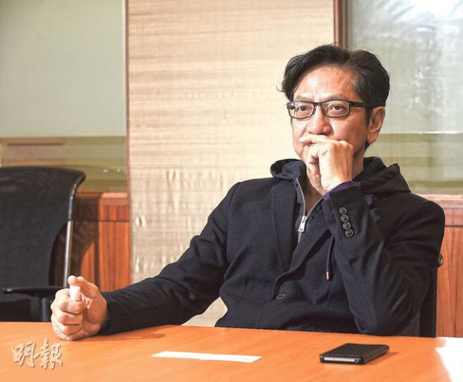 本身為歌手的陳友，準備在星美文化打造新的音樂平台，大搞手機直播收費及商演生意。（陳淑安攝）