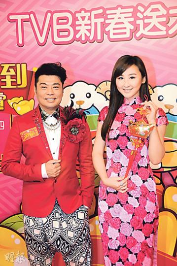 阮兆祥、高海寧宣傳無綫新春遊戲節目。(攝影/記者:梁榮達) 阮兆祥、高海寧宣傳無綫新春遊戲節目。(攝影/記者:梁榮達)