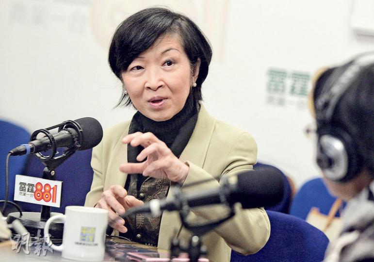 身兼科技園公司主席的行會成員羅范椒芬表示,近月已禮賢下士求見泛民代表,游說他們支持成立創新及科技局,「但可惜全部食晒閉門羹」。(李澤彤攝) 身兼科技園公司主席的行會成員羅范椒芬表示,近月已禮賢下士求見泛民代表,游說他們支持成立創新及科技局,「但可惜全部食晒閉門羹」。(李澤彤攝)
