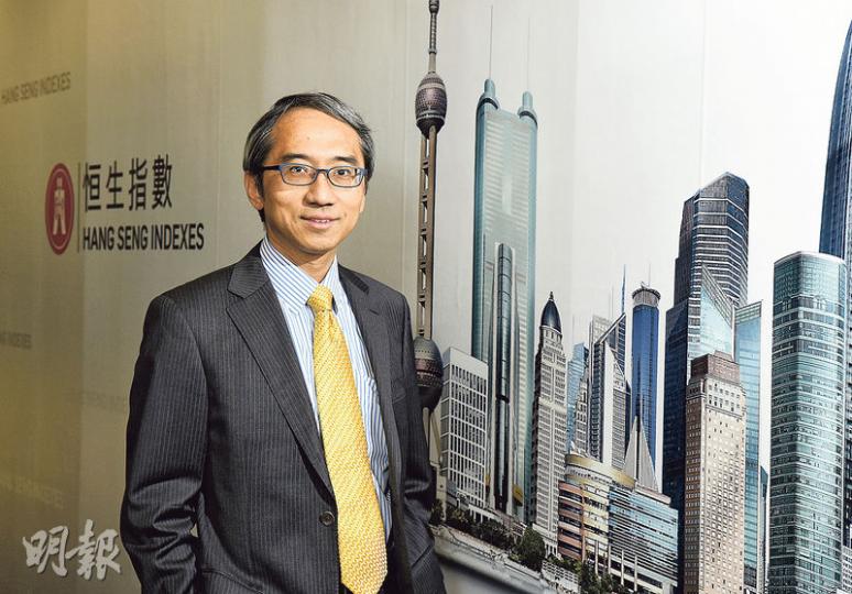 恒指公司董事總經理關永盛指出,長遠來說注重可持續發展的公司的風險會較低。(陳淑安攝) 恒指公司董事總經理關永盛指出,長遠來說注重可持續發展的公司的風險會較低。(陳淑安攝)