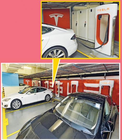 為解決屋苑居民對充電站影響供電及增加電費的憂慮,Tesla已成立團隊與屋苑合作,製作解決方案。Tesla早前在薄扶林碧瑤灣建成超級充電站,並未來兩至三個月更會在其他屋苑增設兩至三個超級充電站。(葉家豪攝) 為解決屋苑居民對充電站影響供電及增加電費的憂慮,Tesla已成立團隊與屋苑合作,製作解決方案。Tesla早前在薄扶林碧瑤灣建成超級充電站,並未來兩至三個月更會在其他屋苑增設兩至三個超級充電站。(葉家豪攝)