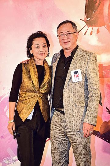 張艾嘉、杜琪峯昨出席香港國際電影節記者會。（攝影：梁迺楠）