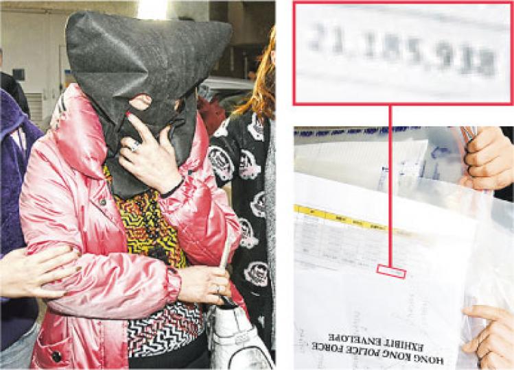 警方昨拘捕衣著光鮮的52歲婦人,在其黃大仙下邨寓所搜出文件,其中名為「FLORA」的團隊於1月底結餘顯示有逾2100萬元。 (林智傑、伍浦鋒攝) 警方昨拘捕衣著光鮮的52歲婦人,在其黃大仙下邨寓所搜出文件,其中名為「FLORA」的團隊於1月底結餘顯示有逾2100萬元。 (林智傑、伍浦鋒攝)