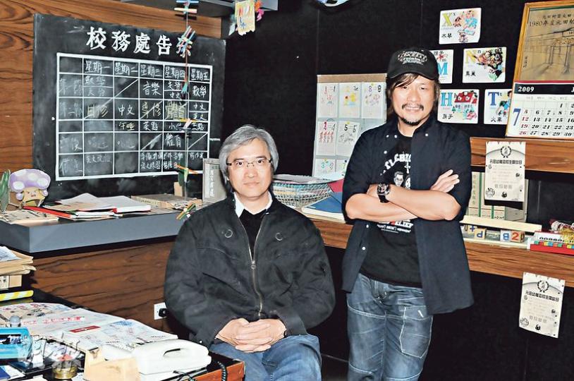 陳木勝(左)與關信輝(右)兩個大男人也因電影而動容。(攝影:陳釗) 陳木勝(左)與關信輝(右)兩個大男人也因電影而動容。(攝影:陳釗)