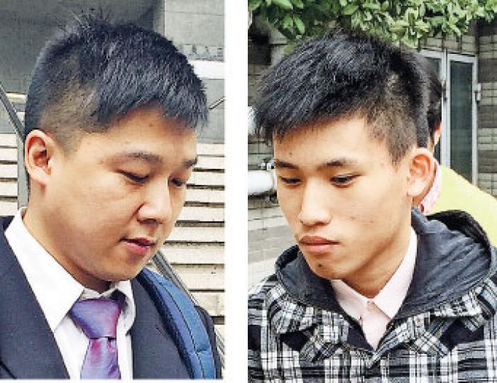 學生何柏熙(17歲,右圖)涉嫌於11月28日在已被清場的旺角佔領區襲擊警員劉錦榮(左圖),昨否認一項襲警罪受審。劉在庭上被辯方質疑他對遇襲經過的描述前後不一。(黃建邦攝) 學生何柏熙(17歲,右圖)涉嫌於11月28日在已被清場的旺角佔領區襲擊警員劉錦榮(左圖),昨否認一項襲警罪受審。劉在庭上被辯方質疑他對遇襲經過的描述前後不一。(黃建邦攝)