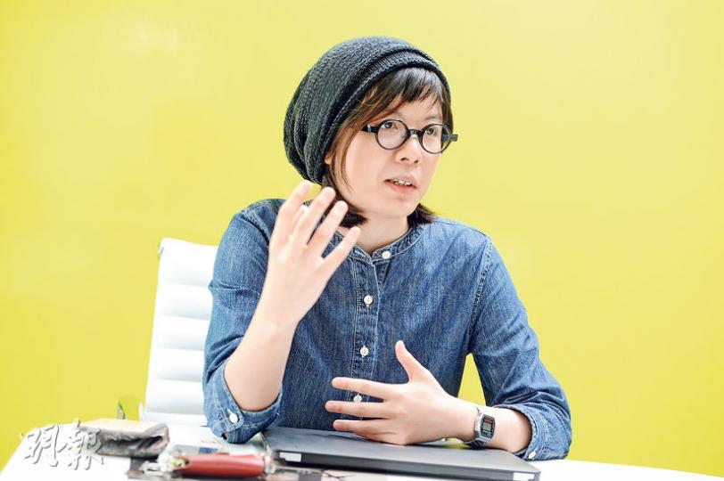 Ryanne港大法律系畢業,不過自小喜愛IT,在律師行打工不久後便很快跳出來創業。(胡景禧攝) Ryanne港大法律系畢業,不過自小喜愛IT,在律師行打工不久後便很快跳出來創業。(胡景禧攝)