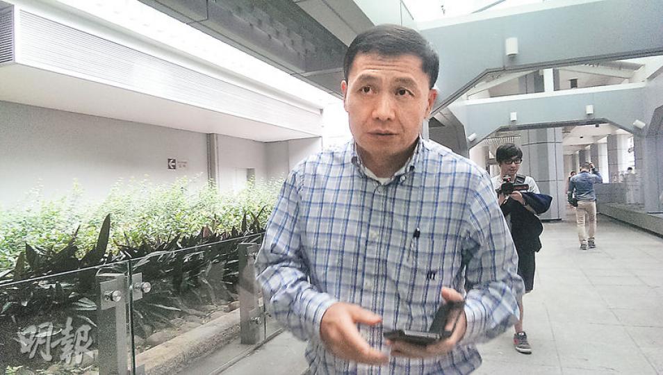 案發時任職保險經紀的應凱（圖）供稱，他在前往美國視察油田前不認識劉夢熊，只在電視上見過對方。（章淑廉攝）