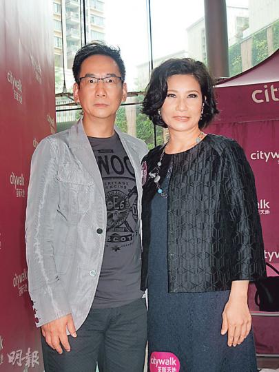 蔣志光與韋綺姍昨日在活動上合唱金曲，兩人是「永遠的最好拍檔」。（攝影/記者﹕林蘊兒）