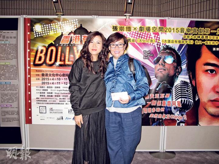 劉美娟（左）與商天娥（右）齊來捧場，娥姐更表示明年會開演唱會。（攝影/記者﹕林蘊兒）張崇德首次演音樂劇獲讚賞感到非常開心。（攝影/記者﹕林蘊兒）冼色麗坦言演音樂劇有少許辛苦，但十分享受過程。（攝影/記者﹕林蘊兒）