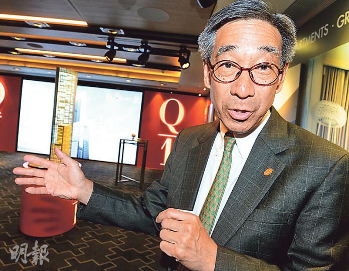 華裔建築大師貝聿銘之子、貝氏建築事務所董事長貝建中（圖），與青島泰山房地產及中國核工集團合作，打造當地商住項目「Q1」。（劉焌陶攝）