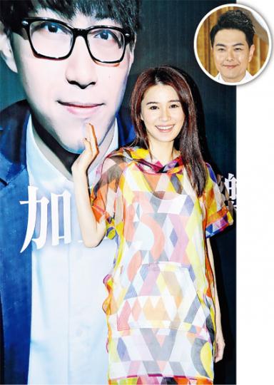 黃翠如公開大讚男友蕭正楠（圓圖）唱歌很好聽。（攝影：鍾偉茵）吳業坤跟唱片公司簽約，希望趕及年底出碟參與頒獎禮。（攝影：鍾偉茵）