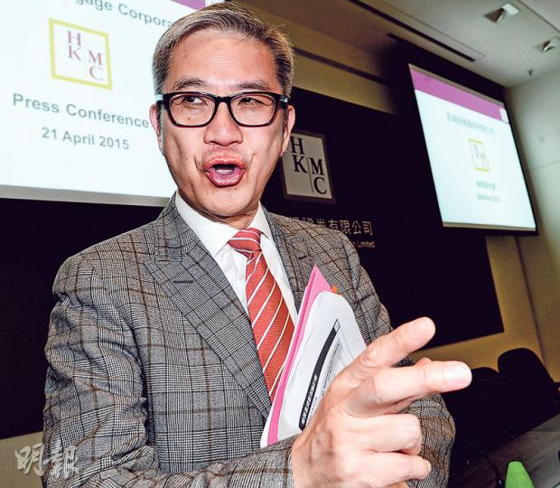 按證公司宣布正式推出「補價易」貸款保險計劃，按證公司總裁李令翔（圖）則指出，繳付補價後，借款人可更靈活地使用該物業，例如出租或出售。（劉焌陶攝）