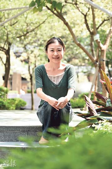 居港的日籍媽媽Naomi稱,孩子在幼兒階段,最重要是健康成長、學習社交技能。(陳淑安攝) 居港的日籍媽媽Naomi稱,孩子在幼兒階段,最重要是健康成長、學習社交技能。(陳淑安攝)