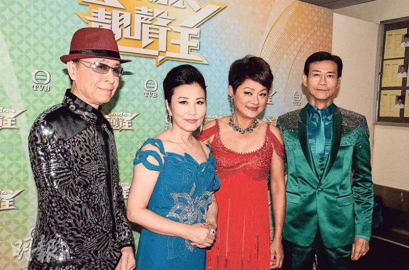 葉振棠(左起)、汪明荃、葉麗儀及鄭少秋難得聚首,會否一起話當年?(攝影/記者:陳釗) 葉振棠(左起)、汪明荃、葉麗儀及鄭少秋難得聚首,會否一起話當年?(攝影/記者:陳釗)