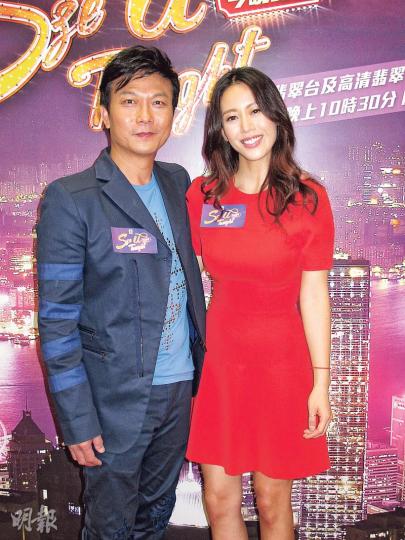 錢小豪(左)與梁靖琪為無綫節目《今晚睇李》 錄影。(攝影/記者:鍾一虹)
錢小豪(左)與梁靖琪為無綫節目《今晚睇李》 錄影。(攝影/記者:鍾一虹)